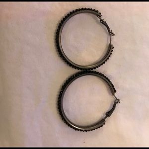 Black Rhinestone earrings